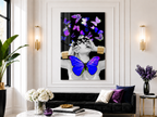 Butterfly Effect by Alexander Nicholas displayed as museum-quality wall art in a contemporary luxury interior.